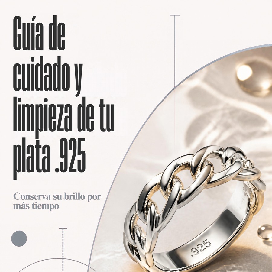 Guía de cuidado y limpieza de tu plata .925