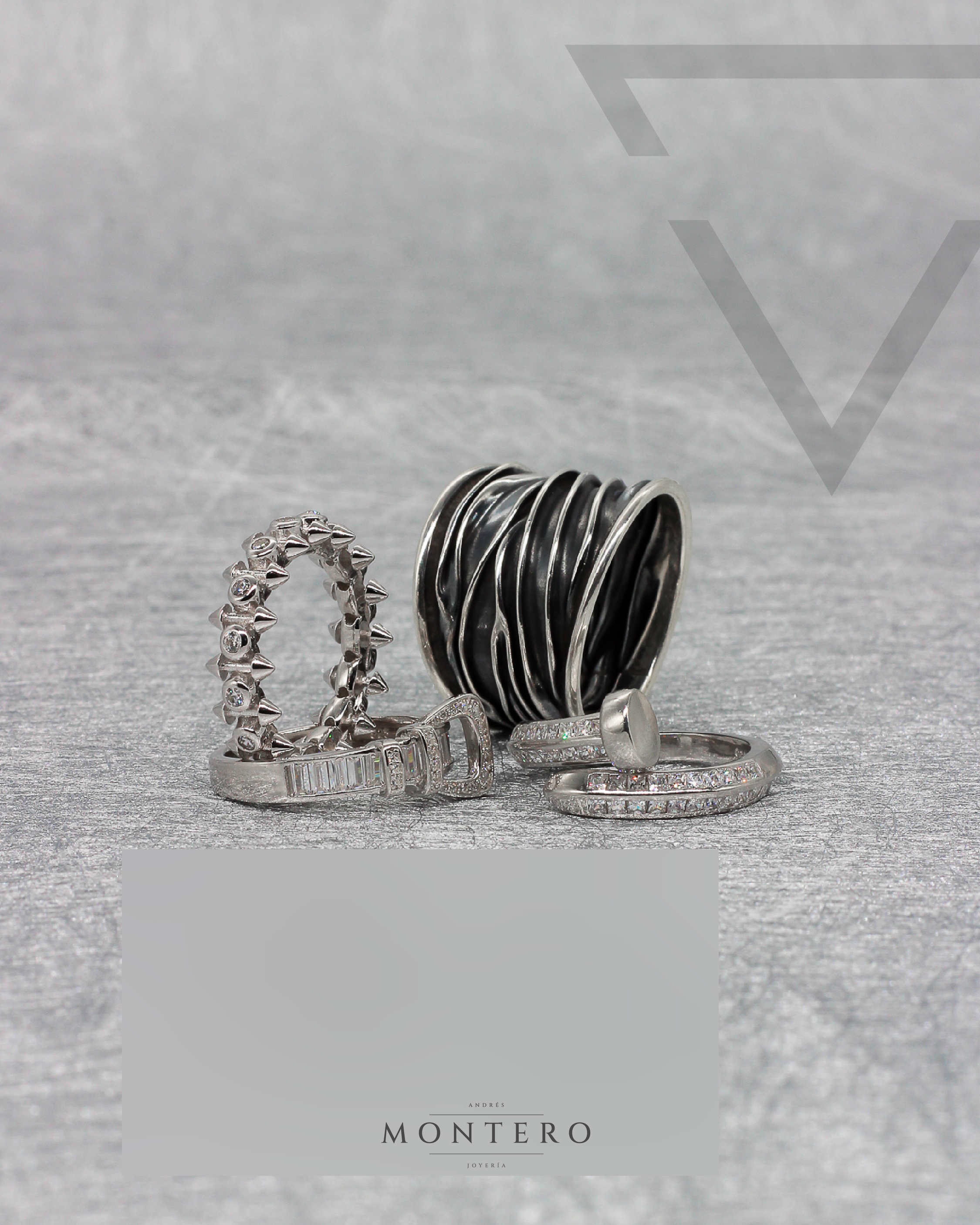 Anillo de plata .925 para hombre Andrés Montero Joyería (AM-H-AN-002)